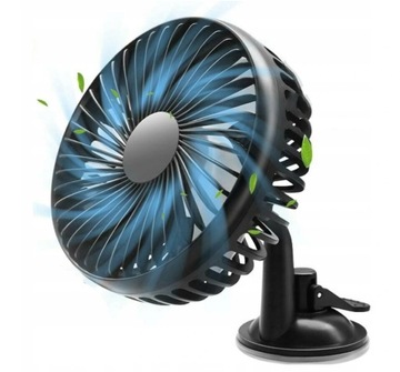 Вентилятор Автомобильный вентилятор на присоске USB 12В