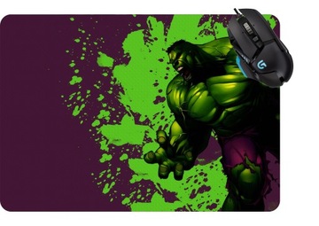PERSONALIZOWANA Podkładka Pod Myszkę HULK + IMIĘ !