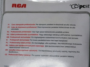 Длинный кабель принтера, LPT Centronics, 10 метров