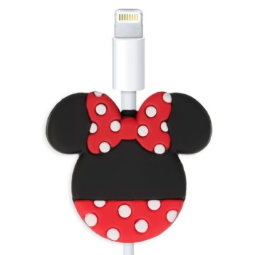 OSŁONKA KABLA Na Kabel USB Ładowarkę SŁUCHAWKI MYSZKA MINNIE KOKARDA