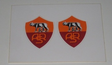 AS ROMA – РЕТРО – НАБОР ИЗ 8 НАКЛЕЙКОВ – ИЗ ИТАЛИИ