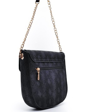 Модная черная сумка-мессенджер Monnari