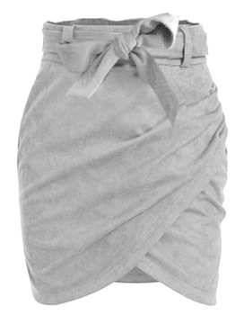 ЗАМШЕВАЯ ЮБКА, РЕМЕНЬ С РИБЛИЧНОЙ ЧАСТЬЮ, M38