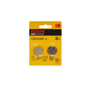 2 x bateria litowa CR2430 KODAK 2430 ECR2430 DL2430
