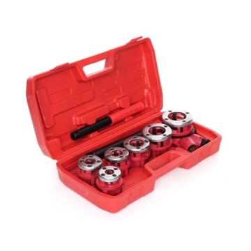 РЕЗЬБОТРЕЗЧИК С ХРАПОВИКОМ ДЛЯ ТРУБ РУЧНАЯ МАТРИЦА, 6 ЭЛЕМЕНТОВ, КОРПУС