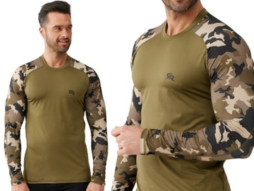 WOJSKOWA KOSZULKA BLUZA TERMOAKTYWNA KHAKI MORO