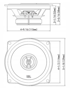 Автомобильные колонки JBL STAGE2 524 13см 210Вт