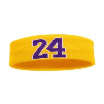 Number 23 24 Sports Headband Basketball Running Elastic Cotton Sweatband
