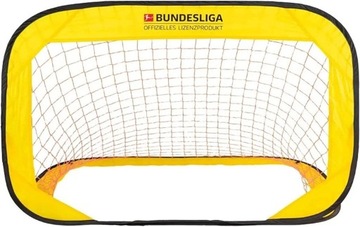 Bramka piłkarska 2 sztuki Bundesligi S22 żółty 120x80x80 cm