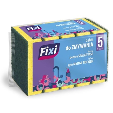 Gąbki do zmywania 5 szt FIXI