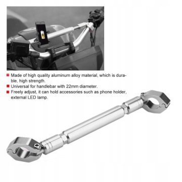 ПЕРЕКЛАДИНА РУЛЯ 22 ММ ЧЕРНАЯ