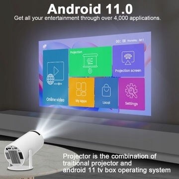 Проектор Transpeed 4K Android 11 с двумя Wi-Fi6 200