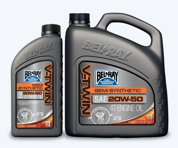 OLEJ BEL-RAY V-TWIN PÓŁSYNTETYK 4T 20W-50 1L