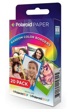 Polaroid Rainbow Border ZIP SNAP Wkład 20 zdjęć