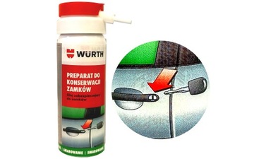 Смазка WURTH для ремонта и смазки замков зажигания автомобиля, набор из 2 шт.