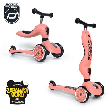 Самокат SCOOTANDRIDE 2в1 Персик