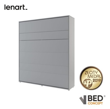 Półkotapczan BED CONCEPT BC-13 180x200 pion szary