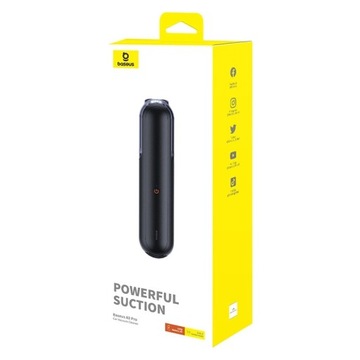 ПОРТАТИВНЫЙ БЕСПРОВОДНОЙ АВТОМОБИЛЬНЫЙ ПЫЛЕСОС BASEUS 4000PA 2000MAH USB-C