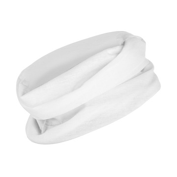 Komin bandana chusta wielofunkcyjny sportowy biały