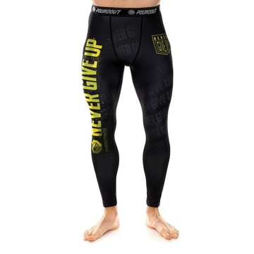 Legginsy męskie NEVER GIVE UP XXL