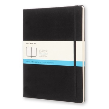 Notatnik notes w kropki XL - Moleskine - czarny
