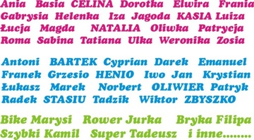 Ваше ИМЯ Наклейка Никнейм Любая надпись №6