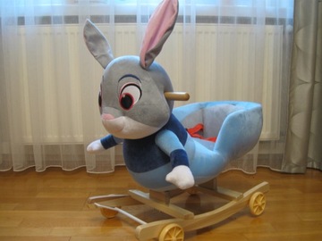Качалка-качалка RABBIT RIDE-OVER, на ШЕСТКАХ и КОЛЕСАХ 2в1!