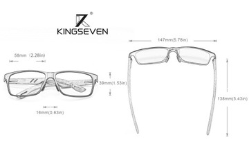 Okulary Przeciwsłoneczne Polaryzacyjne KINGSEVEN Filtr UV400 DREWNIANE 2024