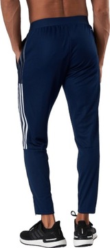 SPODNIE DRESOWE MĘSKIE ADIDAS SLIM FIT DRESY RURKI