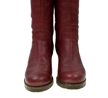 ZALANDO*SKÓRZANE OCIEPLANE KOZAKI _____ 40