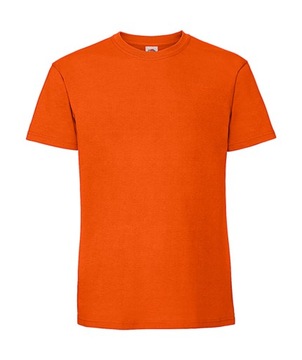 KOSZULKA FRUIT OF THE LOOM PREMIUM Orange M