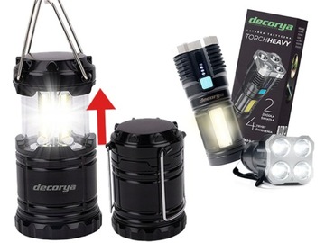 WISZĄCA STOJĄCA LAMPA SOLARNA LED WODOODPORNA LATARKA AKUMULATOROWA