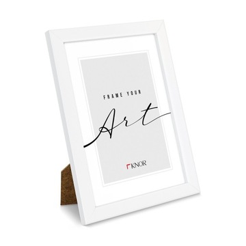 Белая рамка для фотографий и постеров 40х50 см.