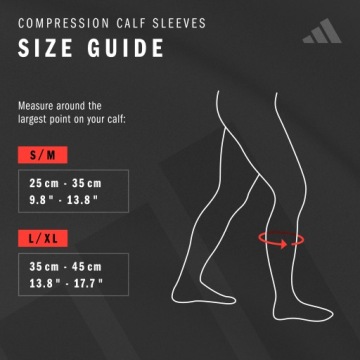 Adidas - Компрессионные рукава для голени Aeroready - Черный - L/XL