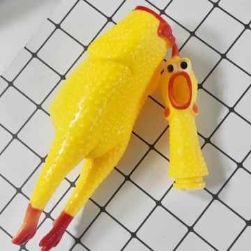 Кричащая игрушка-цыпленок снимает стресс и беспокойство. Игрушка в форме курицы издает забавный звук.