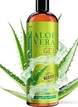 Żel Aloe Vera 99% organiczny, 355 ml bez substancji zapachowych