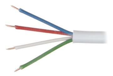 PRZEWÓD ALARMOWY YTDY 4X0,5 100% MIEDŹ ROLKA 100MB
