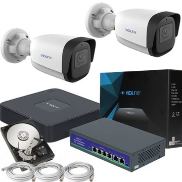 Monitoring2 kamer VidiLine 4Mpx