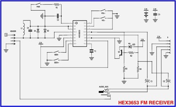 FM стерео радио для сборки, уроки пайки синего цвета