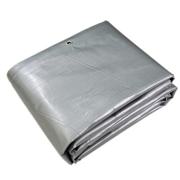PLANDEKA PŁACHTA WZMACNIANA GRUBA 130g 6x8m