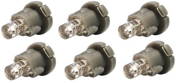 ŻARÓWKA T4 R4 12V DIODA LED ZESTAW 6 SZTUK
