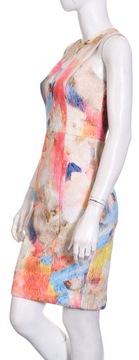 H&M kolorowa sukienka ołówkowa bez rękawów 34