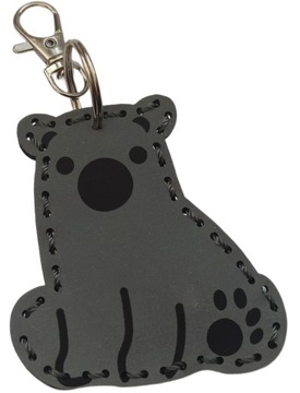 БРЕЛОК СО СВЕТООТРАЖАЮЩИМ МАСКОТОМ, КУЛОН С МЕДВЕДЕМ