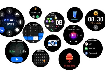 Zegarek SMARTWATCH Rubicon biały AMOLED prezent na komunię dla dziewczynki