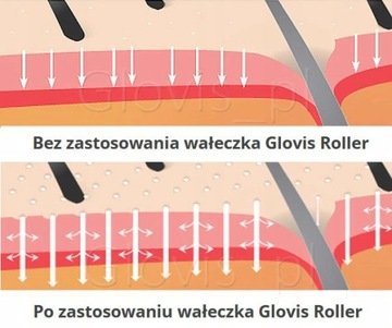 Glovis Roller 0,25 Выпадение волос Облысение Утолщение