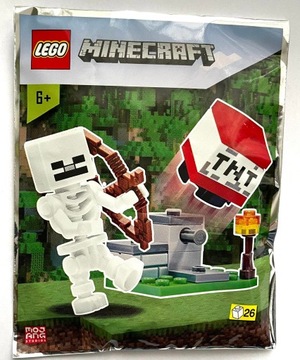 LEGO MINECRAFT Wyrzutnia TNT i Szkielet nr. 662102