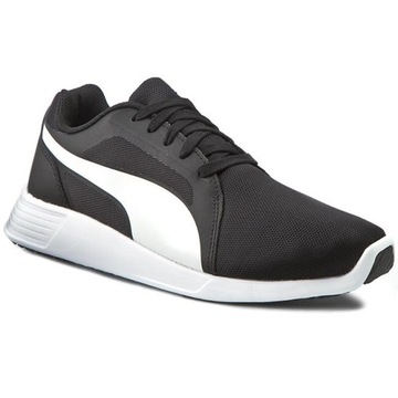 PUMA BUTY MĘSKIE NA BIAŁYCH SPODACH CZARNE 42,5