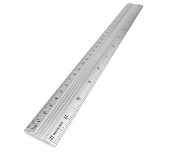 LINIJKA ALUMINIOWA 30cm