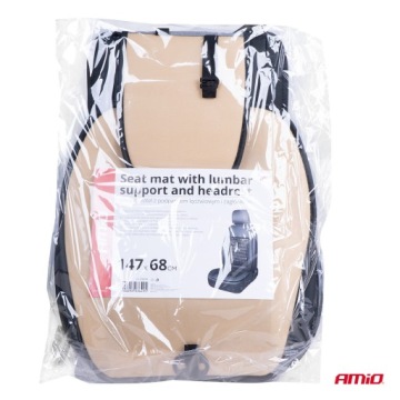 КОВРИКИ ДЛЯ СИДЕНЬЯ AMiO С ПОДДЕРЖКОЙ ДЛЯ СПИНКИ ДЛЯ АВТОМОБИЛЯ