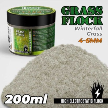 GSW 11163 Static Grass Flock 4-6mm 200ml - WINTERFALL GRASS (trawa statyczn